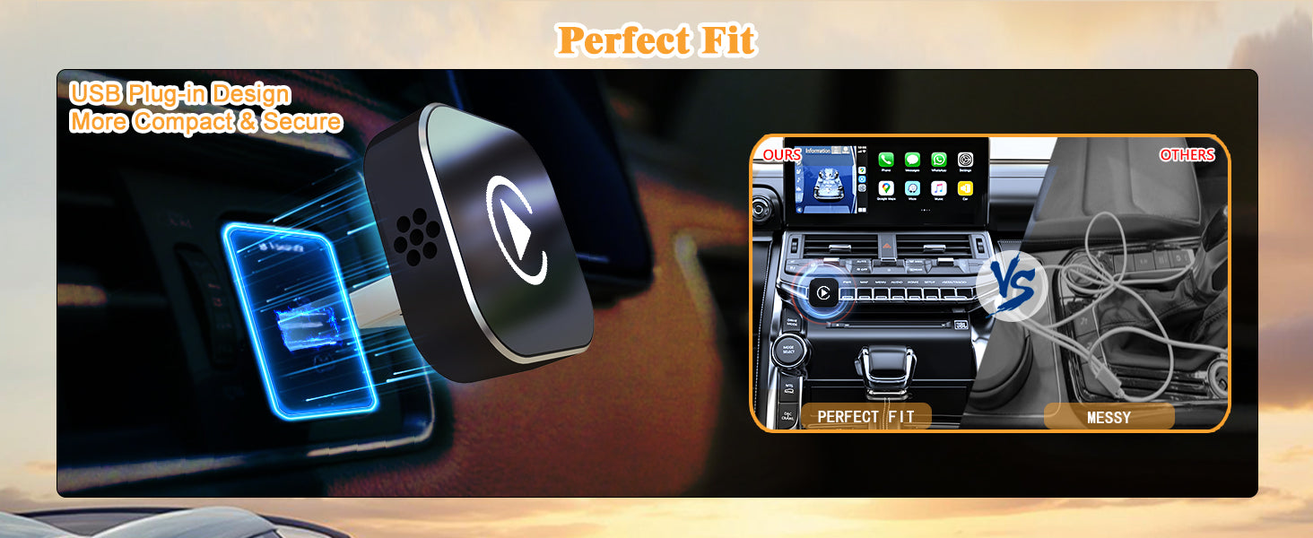 BSUBSU 2026 Wireless CarPlay Adapter – Compact Mini USB-C CarPlay Converter
BSUBSU CarPlay Wireless Adapter – Fast Bluetooth 5.2 Dual-Band Connection
BSUBSU 2-in-1 Wireless CarPlay and Android Auto Adapter – Plug and Play Design
BSUBSU CarPlay Adapter – Stable, No Lag Wireless Connection for All Cars
BSUBSU Mini Wireless CarPlay Adapter – Smart Cooling, Dual-Band Performance
BSUBSU Wireless CarPlay Dongle – Compatible with iPhone iOS and Android Auto