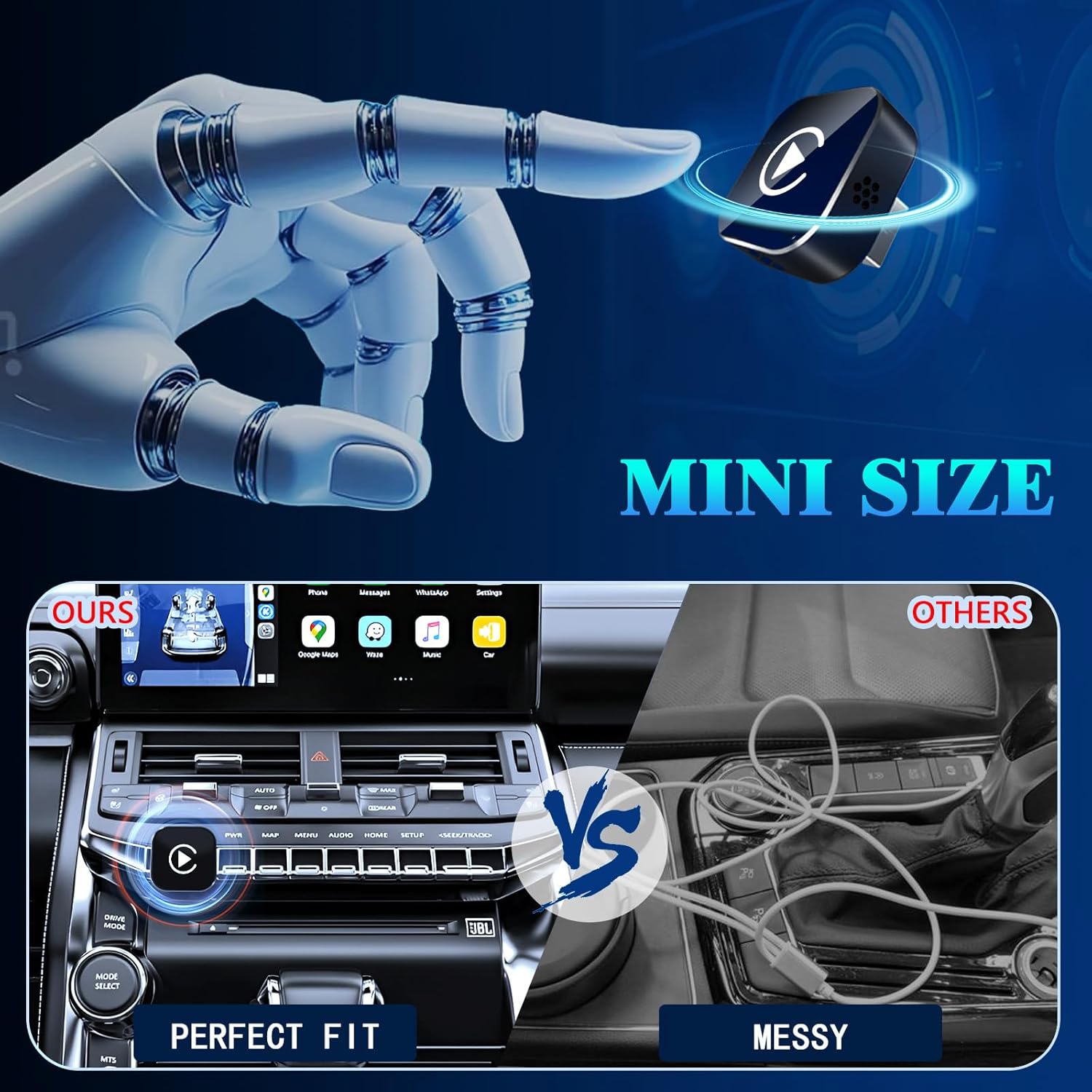 BSUBSU 2026 Wireless CarPlay Adapter – Compact Mini USB-C CarPlay Converter
BSUBSU CarPlay Wireless Adapter – Fast Bluetooth 5.2 Dual-Band Connection
BSUBSU 2-in-1 Wireless CarPlay and Android Auto Adapter – Plug and Play Design
BSUBSU CarPlay Adapter – Stable, No Lag Wireless Connection for All Cars
BSUBSU Mini Wireless CarPlay Adapter – Smart Cooling, Dual-Band Performance
BSUBSU Wireless CarPlay Dongle – Compatible with iPhone iOS and Android Auto