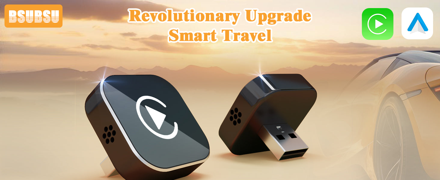 BSUBSU 2026 Wireless CarPlay Adapter – Compact Mini USB-C CarPlay Converter
BSUBSU CarPlay Wireless Adapter – Fast Bluetooth 5.2 Dual-Band Connection
BSUBSU 2-in-1 Wireless CarPlay and Android Auto Adapter – Plug and Play Design
BSUBSU CarPlay Adapter – Stable, No Lag Wireless Connection for All Cars
BSUBSU Mini Wireless CarPlay Adapter – Smart Cooling, Dual-Band Performance
BSUBSU Wireless CarPlay Dongle – Compatible with iPhone iOS and Android Auto
