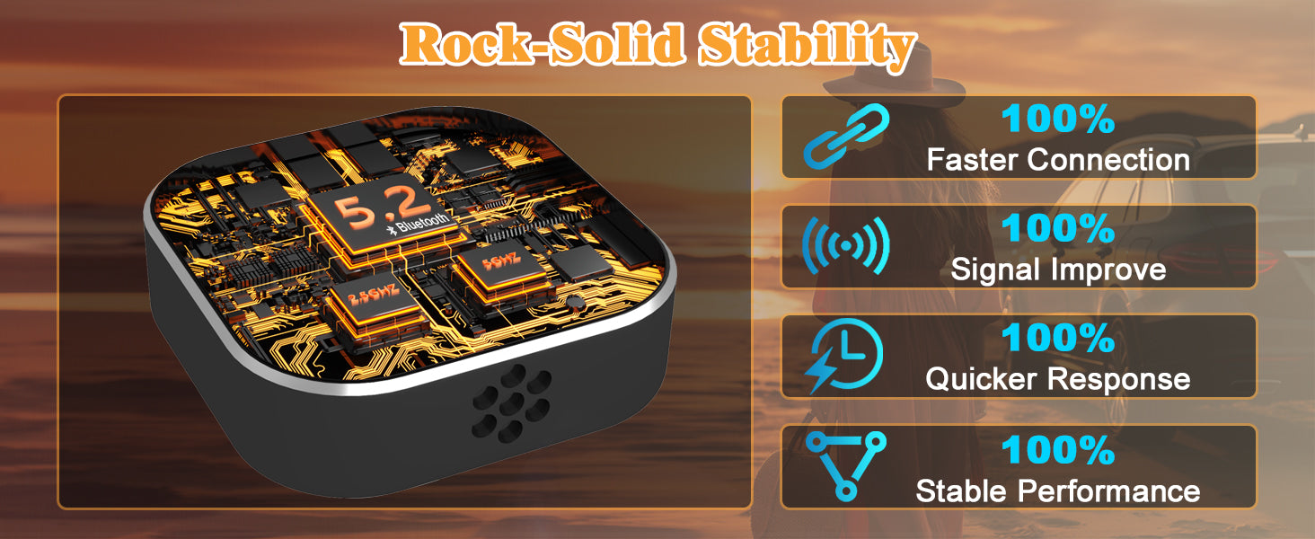 BSUBSU 2026 Wireless CarPlay Adapter – Compact Mini USB-C CarPlay Converter
BSUBSU CarPlay Wireless Adapter – Fast Bluetooth 5.2 Dual-Band Connection
BSUBSU 2-in-1 Wireless CarPlay and Android Auto Adapter – Plug and Play Design
BSUBSU CarPlay Adapter – Stable, No Lag Wireless Connection for All Cars
BSUBSU Mini Wireless CarPlay Adapter – Smart Cooling, Dual-Band Performance
BSUBSU Wireless CarPlay Dongle – Compatible with iPhone iOS and Android Auto