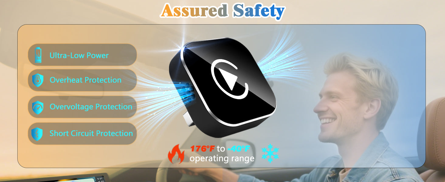 BSUBSU 2026 Wireless CarPlay Adapter – Compact Mini USB-C CarPlay Converter
BSUBSU CarPlay Wireless Adapter – Fast Bluetooth 5.2 Dual-Band Connection
BSUBSU 2-in-1 Wireless CarPlay and Android Auto Adapter – Plug and Play Design
BSUBSU CarPlay Adapter – Stable, No Lag Wireless Connection for All Cars
BSUBSU Mini Wireless CarPlay Adapter – Smart Cooling, Dual-Band Performance
BSUBSU Wireless CarPlay Dongle – Compatible with iPhone iOS and Android Auto